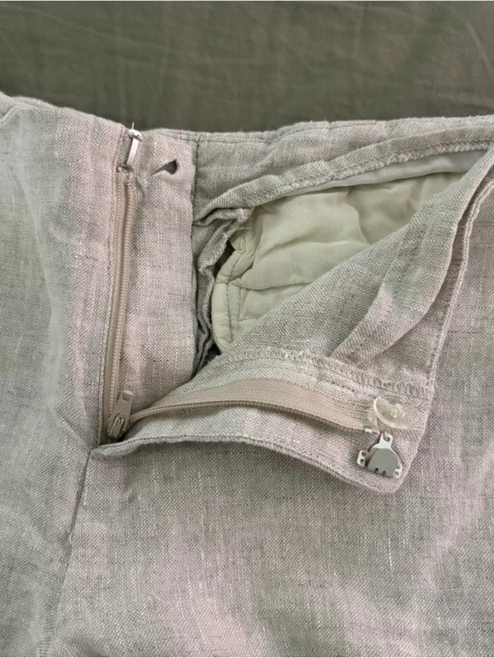 reformation low rise linen pants